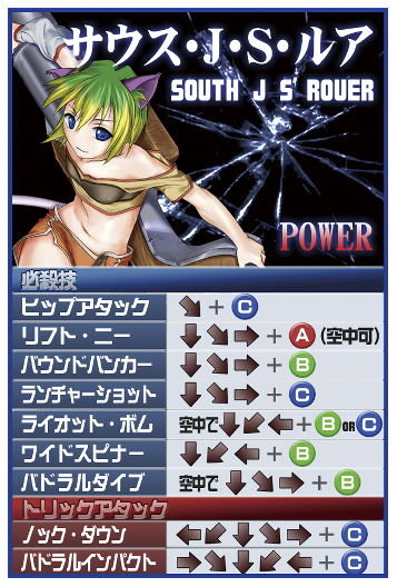 サウス技表