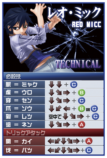 レオ技表